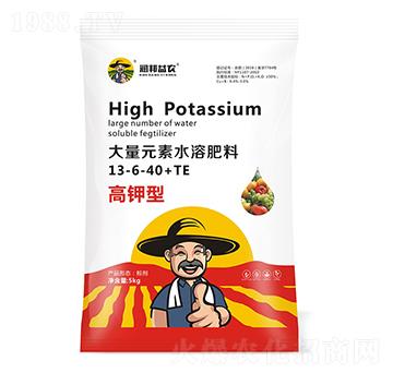 高鉀型大量元素水溶肥料13-6-40+TE-潤邦益農(nóng)