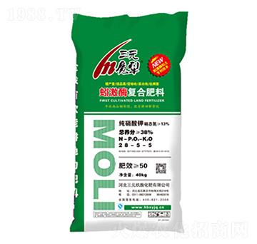 蚓激酶復(fù)合肥料28-5-5-三元玖旗