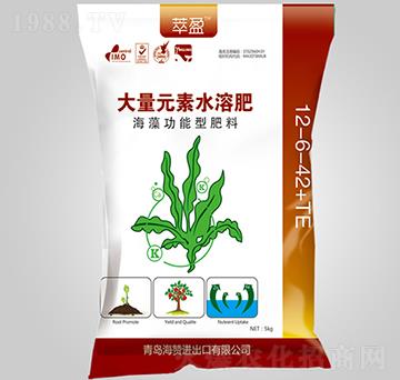大量元素水溶肥（海藻功能性肥料）12-6-42+TE-海贊