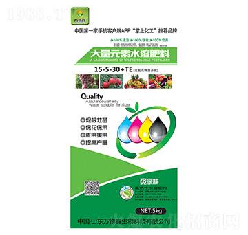 高氮高鉀營養(yǎng)肥大量元素水溶肥15-5-30+TE-萬物春