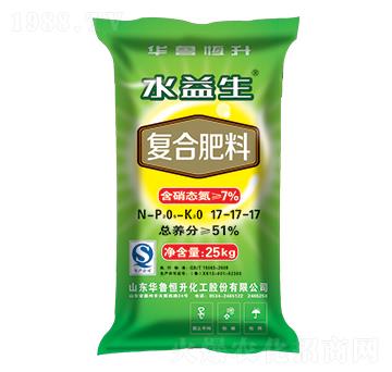 25kg復(fù)合肥料17-17-17-水益生-華魯恒升