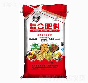 復(fù)合肥料12-18-15（紅袋）-巴蜀中石化