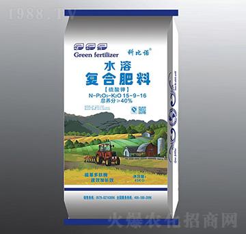 硫酸鉀水溶復(fù)合肥料15-9-16-科比諾-喜綠潤豐