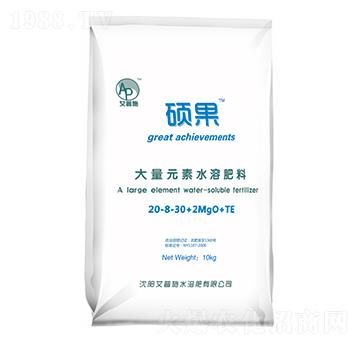 大量元素水溶肥料20-8-30+2MgO+TE-碩果-艾普施肥業(yè)