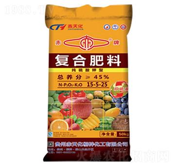 純硫酸鉀型復(fù)合肥料15-5-25-赤天化