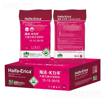 大量元素水溶肥料15-15-30+TE-海法·K力豐-海鯨