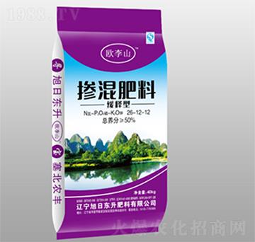 緩釋型摻混肥料26-12-12-歐李山-旭日東升
