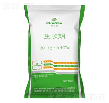 生長(zhǎng)期專用大量元素水溶肥料肥30-12-8+TE-佳世達(dá)肥業(yè)
