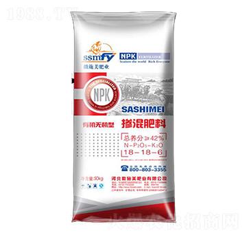 有機(jī)無機(jī)型摻混肥料18-18-6-撒施美