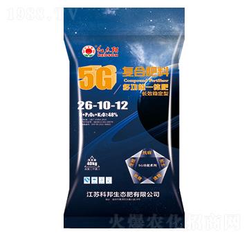 5G長效穩(wěn)定功能肥26-10-12-紅太陽-科邦生態(tài)