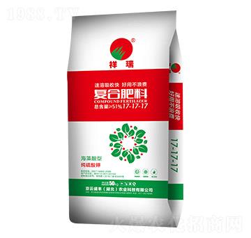 純硫酸鉀復(fù)合肥料17-17-17-祥瑞-京云盛豐