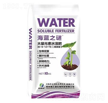 高氮型大量元素水溶肥料30-9-12+TE-海藍(lán)之謎-海之源