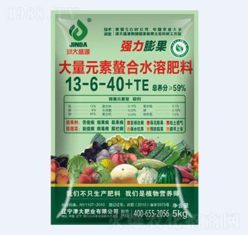 大量元素水溶肥料13-6-40+TE（強(qiáng)力膨果）-津大肥業(yè)