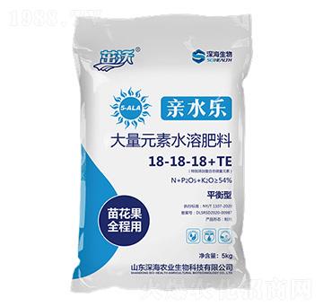 平衡型大量元素水溶肥料18-18-18+TE-茁沃·親水樂-深海生物