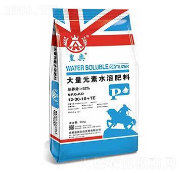 大量元素水溶肥12-30-10+TE-皇奧
