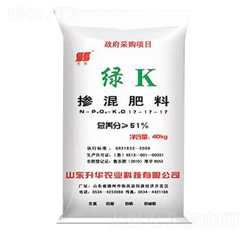 綠K摻混肥料17-17-17-升華