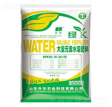 綠K大量元素水溶肥20-10-20+TE-升華