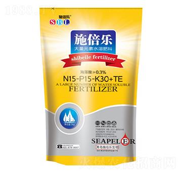 施倍樂大量元素水溶肥15-15-30+TE-瑞祥肥料