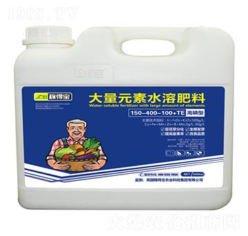高磷型大量元素水溶肥料150-400-100+TE-稼得寶生物