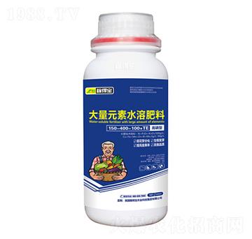瓶裝高磷型大量元素水溶肥料150-400-100+TE-稼得寶生物