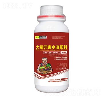 瓶裝高鉀型大量元素水溶肥料140-80-350+TE-稼得寶生物