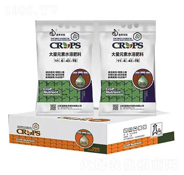 大量元素水溶肥料11-6-43+TE-金禾