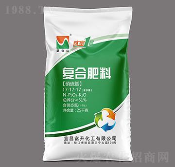 25kg高塔硝硫基復(fù)合肥料17-17-17-石寶山-富升化工