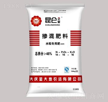水稻專(zhuān)用摻混肥料14-16-16-昆侖之美-永利科技
