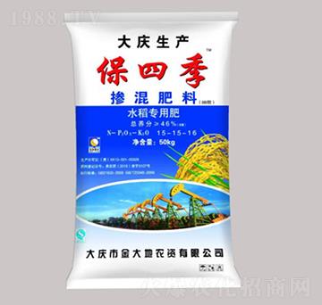 水稻專用摻混肥料15-15-16-保四季-永利科技