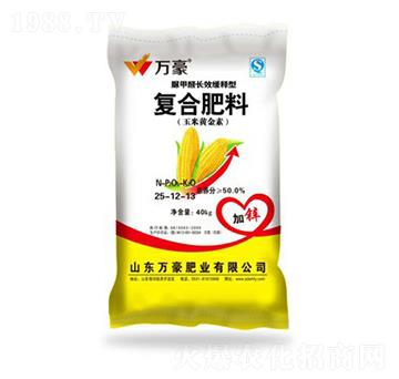 玉米專(zhuān)用脲甲醛復(fù)合肥料25-12-13-萬(wàn)豪農(nóng)業(yè)