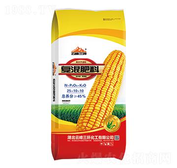 高分子造粒復(fù)混肥料25-10-10-云峰三環(huán)