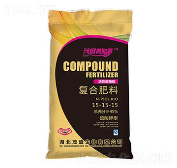 硫酸鉀型活性腐植酸復合肥料15-15-15-茂盛黑如意-茂盛生物