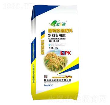 水稻專用緩釋摻混肥料28-14-12-撒金秋-金億達肥業(yè)