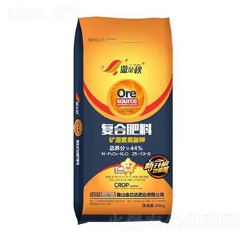 礦源黃腐酸鉀復(fù)合肥料25-10-9-撒金秋-金億達肥業(yè)