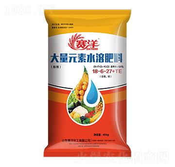 大量元素水溶肥料18-6-27+TE-賽洋-賽洋化工