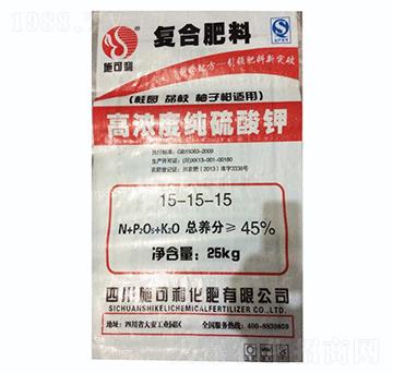 高濃度純硫酸鉀復(fù)合肥料15-15-15-愛(ài)爾斯生物