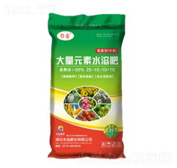 氯基型大量元素水溶肥料25-15-10+TE-鄂春-豐益肥業(yè)