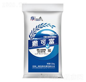 膨果上色高鉀型大量元素水溶肥料15-5-35+TE-撒可富-阿拉伯化肥