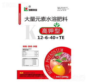 1000g高鉀型大量元素水溶肥料12-6-40+TE-創(chuàng)新科技
