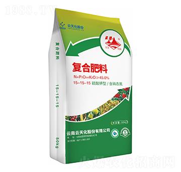 硫酸鉀型復合肥料15-15-15-云峰化工