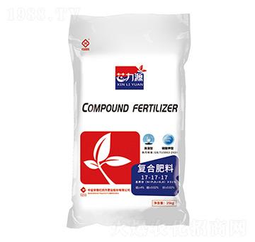 含黃腐酸鉀高塔顆粒全水溶復合肥料17-17-17-芯力源-紅四方