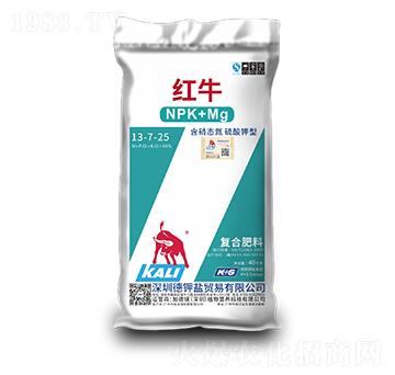 含硝態(tài)氮·高濃度硫酸鉀型復(fù)合肥料13-7-25-紅牛-德鉀鹽農(nóng)業(yè)