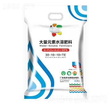 大量元素水溶肥料30-10-10+TE-美納斯-凱多化肥