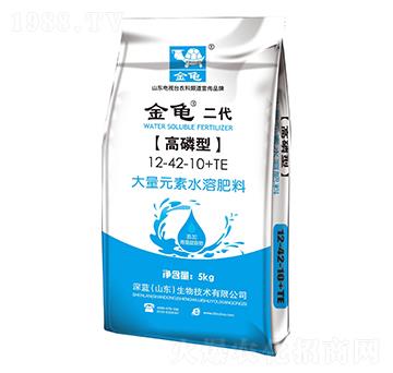 高磷型大量元素水溶肥料12-42-10+TE-金龜二代-深藍(lán)生物