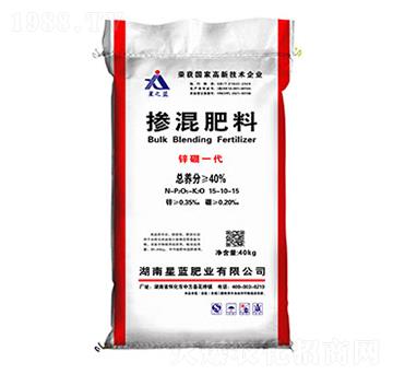 摻混肥料15-10-15-鋅硼一代-星藍肥業(yè)