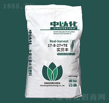 大量元素水溶肥料17-8-27+TE-實(shí)貝豐-中以化生物