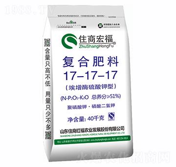 51%埃增酶硫酸鉀型復合肥料17-17-17-住商國際