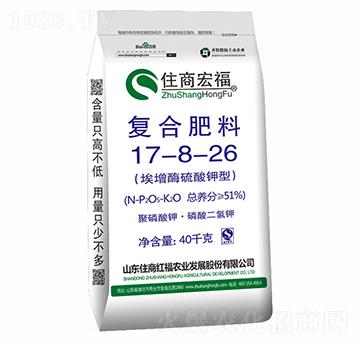 埃增酶硫酸鉀型復合肥料17-8-26-住商國際