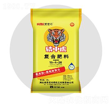 磷中虎復合肥料15-4-26硫基-黃麥嶺