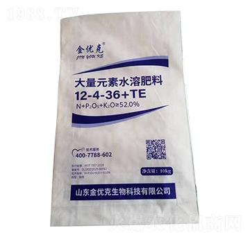 大量元素水溶肥料12-4-36+TE-金優(yōu)克